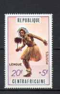 CENTRAFRIQUE N° 139   NEUF SANS CHARNIERE COTE 0.75€    DANSE - Central African Republic