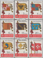 Malteserorden (SMOM) Kat-Nr.: 10-18 (kompl.Ausg.) Postfrisch 1967 Ordensbanner - Malta (Orde Van)