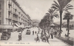 06 Nice Avenue Masséna - Transport Urbain - Auto, Autobus Et Tramway