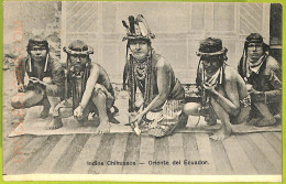 17230  - ECUADOR-  VINTAGE POSTCARD - Indios Chihuasos - Ecuador