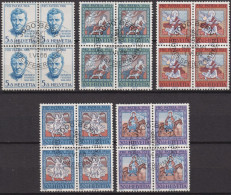 1966 Schweiz Pro Patria ° Mi:CH 836-840, Yt:CH 769-773, Zum:CH B128-B132, Heinrich Federer, Deckengemälde, Zillis - Gebruikt