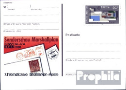 BRD PSo16 Sonderpostkarte Gefälligkeitsgestempelt Gebraucht 1988 Briefmarkenmesse - Autres & Non Classés