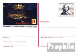 BRD PSo15 Amtliche Sonderpostkarte Gebraucht 1987 W. Gluck - Autres & Non Classés