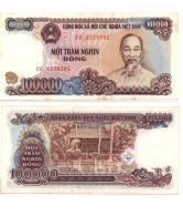 Vietnam 100000 Dong 1994 P-117 UNC Foxed Margin - Vietnam