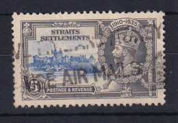 Straits Settlements: 1935   Silver Jubilee  SG256  5c    Used  - Straits Settlements