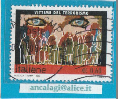 USATI ITALIA 2006 - Ref.1024 "VITTIME DEL TERRORISMO" 1 Val. - - 2001-10: Usati