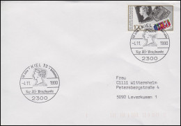 1479 Briefmarken, EF Bf SSt Kiel Tag Der Briefmarke & Königin Victoria 4.11.1990 - Poste