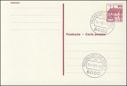 P 117 - BuS 60 Pf Mit Punktlinien, Ohne Leitvermerke, VS-O Frankfurt - Otros & Sin Clasificación