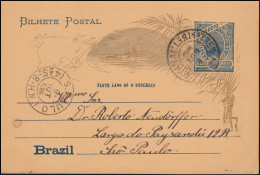 Brasilien Bild-Postkarte 19/29 Nach Sao Paulo 9.8.1905 - Autres & Non Classés