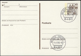 P 121 I - BuS 40 Pf Buchdruck VS-O Weiden - Altri & Non Classificati