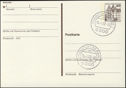 P 121 I - BuS 40 Pf Buchdruck VS-O Frankfurt/Main - Autres & Non Classés