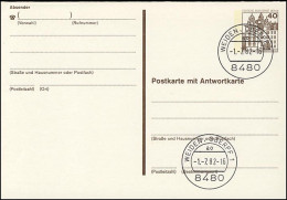 P 124 I - BuS 40/40 Pf Buchdruck VS-O Weiden - Otros & Sin Clasificación