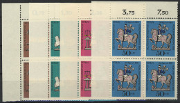 348-351 Wofa Zinnfiguren 1969, E-Vbl O.l. Satz ** - Unused Stamps