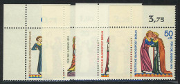 354-357 Jugend Minnesänger 1970, Ecke O.l. Satz ** - Unused Stamps