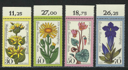 510-513 Wofa Alpenblumen 1975, Oberrand, Satz ** - Nuovi