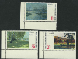 423-425 Landschaften 1972, Ecke U.l. Satz ** - Unused Stamps