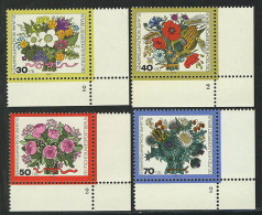 473-476 Wofa Blumensträuße 1974, FN2 Satz ** - Unused Stamps