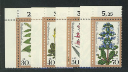 573-576 Wofa Waldblumen 1978, Ecke O.l. Satz ** - Unused Stamps