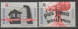 Belgique Europa 1995 N° 2597 Et 2598 ** Paix Et Liberté - 1995