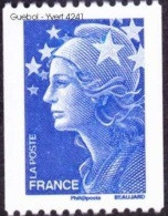 France Marianne De Beaujard N° 4241 ** Roulette Gommée De 20 Grammes, Pour La CEE Le Bleu - 2008-2013 Marianne Of Beaujard