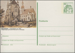 P130-h9/139 6229 Kiedrich, Ortsansicht Lithograhie, ** - Cartes Postales Illustrées - Neuves