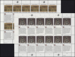 UNO Genf 223-224 Erklärung Der Menschenrechte IV 1992 ZD-Bogensatz ** - Altri & Non Classificati