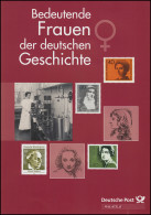 Gedenkset: Bedeutende Frauen Der Deutschen Geschichte, Marken+Block **/3038 ESSt - Berühmte Frauen