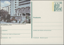 P129-g11/162 - 5047 Wesseling, Rathaus Mit Brunnen ** - Cartes Postales Illustrées - Neuves