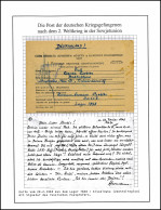 Kriegsgefangenenpost Lager 7838 Kisselowka UdSSR Nach Stralsund, Vom 28.2.1948 - Feldpost World War II