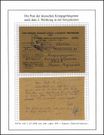 Kriegsgefangenenpost Karte Lager 454 Rjasan UdSSR Nach Stralsund Vom 2.10.1946 - Feldpost 2a Guerra Mondiale