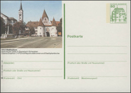 P134-j7/100 - 7912 Weißenhorn Stadttor Nepomukbrunnen ** - Bildpostkarten - Ungebraucht