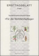 ETB 09/1984 Wofa, Orchideen - 1er Día – FDC (hojas)