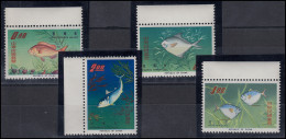 Taiwan 576-579 Fische / Fish / Poissons - Kompletter Satz Postfrisch ** / MNH - Sonstige & Ohne Zuordnung