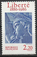 Centenaire De L'érection De La Statue De La Liberté À New York. Timbre Neuf** 1986 N° 2421 - Ungebraucht