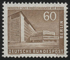 151v Geriffelt Stadtbilder IHK Mit Börse 60 Pf ** - Unused Stamps