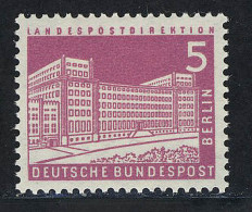 141 Berliner Stadtbilder Landespostdirektion 5 Pf Postfrisch ** - Unused Stamps