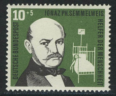 244 Kinderpflege 10+5 Pf Semmelweis ** - Unused Stamps