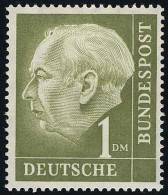 194 Heuss 1 DM ** Postfrisch - Unused Stamps