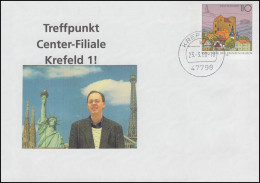 USo 5 BIIIY Treffpunkt Center-Filiale Krefeld Mit Foto, KREFELD 23.3.2000 - Enveloppes - Neuves