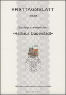 ETB 18/1984 Rathaus Duderstadt - 1981-1990