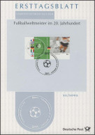 ETB 22/2002 - Fußballweltmeister (runde Marke) - 2001-2010