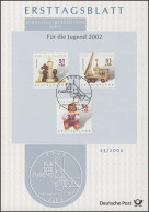 ETB 23+23a/2002 - Jugend: Spielzeug, Puppe, Teddy, Kran - 2001-2010