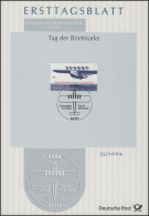 ETB 35/2004 Tag Der Briefmarke, Flugboot Do X - 2001-2010