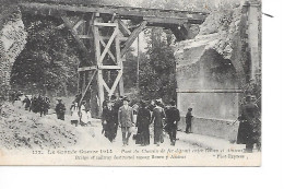 Pont Du Chemin De Fer Détruit Entre Rouen Et Amiens - Kunstwerken