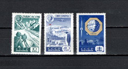 USSR Russia 1959 Space, International Geophysical Year Set Of 3 MNH - Russia & URSS