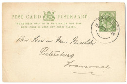 South Africa 1915. ½d KGV Postcard PIETERSBURG. P1, H&G 1. - Storia Postale