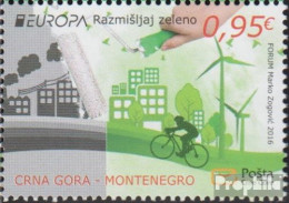 Montenegro 387 (kompl.Ausg.) Postfrisch 2016 Umweltbewusst Leben - Montenegro