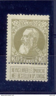 Nr.75 Postgaaf ** MNH Frisse Zegel 140 Côte 2 Scans - 1905 Barbas Largas