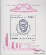 Kongo (Kinshasa) Block11 (kompl.Ausg.) Postfrisch 1966 John F. Kennedy - Ongebruikt