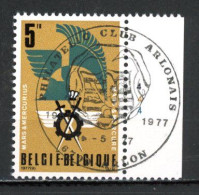 BE   1855   -----   Premier Jour   Philatelic Club  Arlon   --  Bord De Feuille  --  Pleine Gomme - Gebraucht